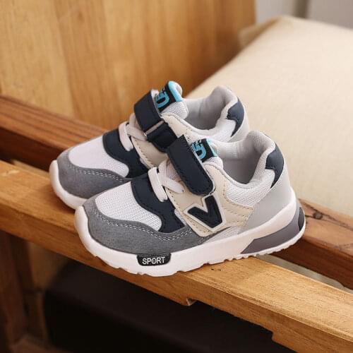 Autumn Winter Kids Shoes Baby Boys Girls Childrens Casual Warm Sneakers Breathable Soft Running Sports Shoes Size 21-30