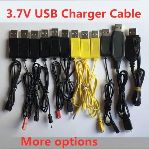 JST SM XH2.5 1.25MM Female Male 2.5mm 3.5mm3.7V Battery USB Charger Cable R/C Helicopter Quadcopter Toys Rc Spare Parts Accs