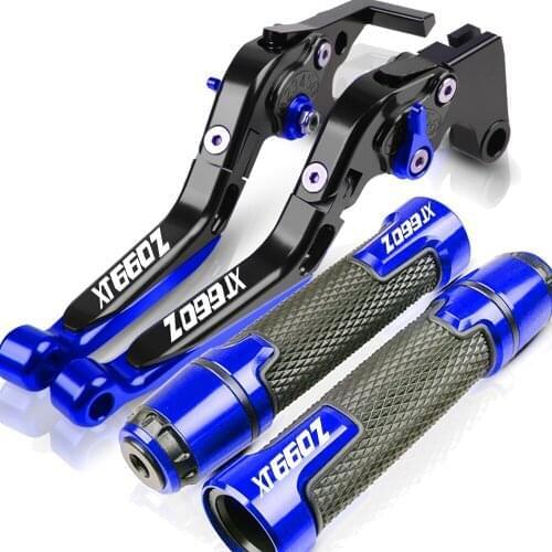 For YAMAHA XT660 XT 660 XT660/ X / R 2004-2016 2011 2012 2013 2014 2015 Motorcycle Foldable Brake Clutch Lever Handle Grips Set