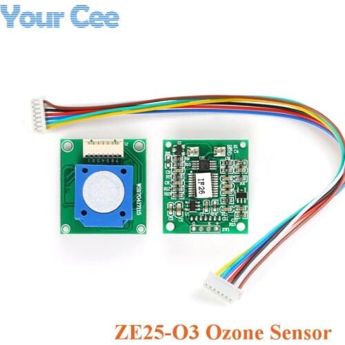 ZE25-O3 Ozone Sensor Module Gas Sensor DetectIng O3 Ozone UART/Analog Voltage/PWM Wave 3.7-5.5V