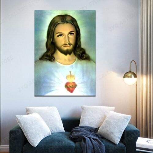 Bible Verse Religion Jesus Wall Art Canvas Painting Posters Prints Wall Pictures For Living Room Restaurant Decoration