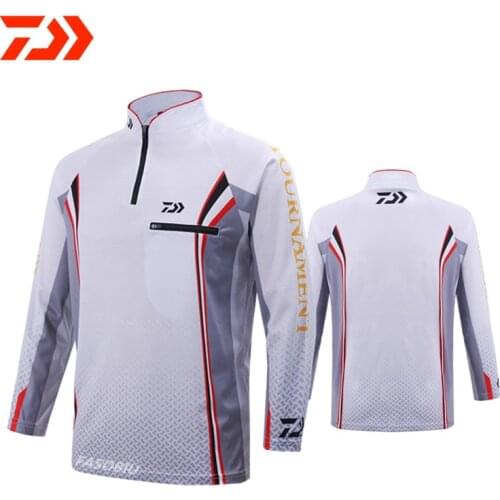 2021 Daiwa New Outdoor sports Fishing Shirt Anti-UV Hiking Fishing Clothing Quick Dry Breathable Fishing Clothes Sport Jacket