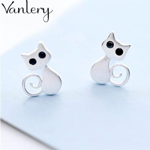 New Arrivals Korean Style Cat Black Eyes Earrings For Women Lady Bridal Earrings Girls Gifts Pendientes Brincos 2021