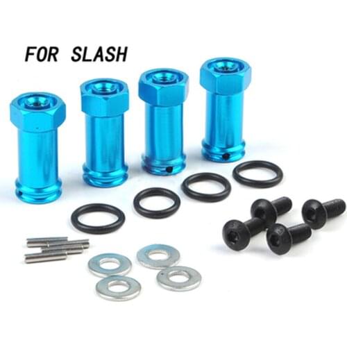 RC Car 1/10 Scale Upgrade Parts Aluminum Alloy 12mm Wheel Hex Hub Extension Adapter 25mm 30mm Hex Drive For Traxxas Slash 4x4
