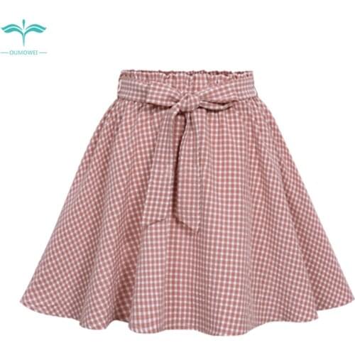 OUMOWEI Women's Mini Skirts