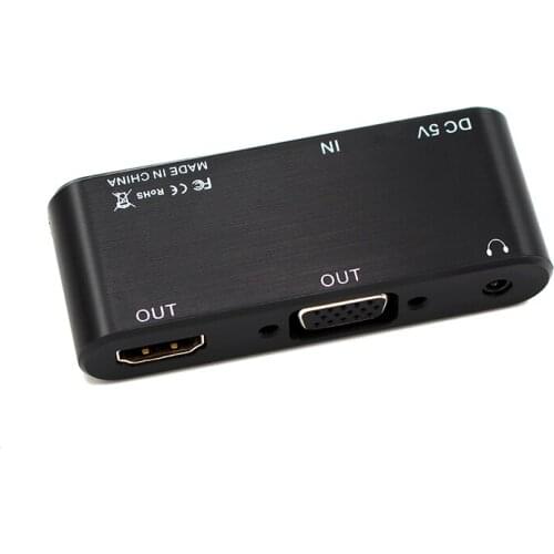 HDMI to VGA HDMI Adapter HDMI Male To VGA Famale Converter Adapter 1080P Digital to Analog Video Audio For PC Laptop Tablet NEW