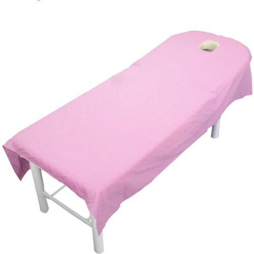 Pure cotton Solid Color Professional Cosmetic Salon Sheets SPA Massage Treatment Bed Table Cover Sheets 9 Colors Multi-size