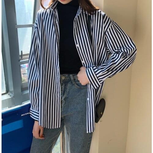 Qingerant Women's Striped Shirts