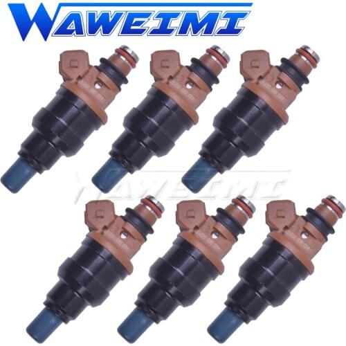 WAWEIMI 6x Fuel Injector Genuine Quality Nozzle 9250930024 0K9BJ13250 9250930024 For SPORTAGE CLARUS 2.0 GAS DOHC Spray Nozzel