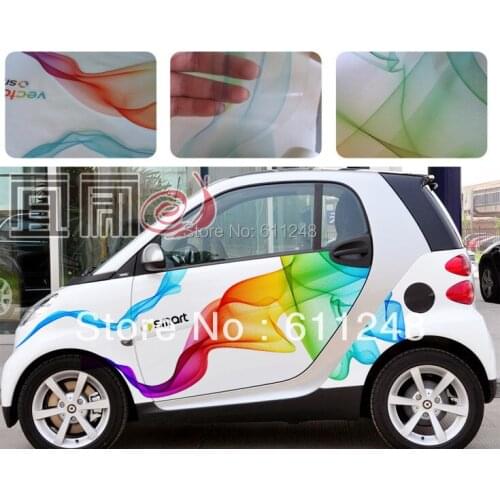 Magic Symphony Smart style personality refit whole car sticker / cute cartoon car sticker / door Protection sticker, 2 pieces