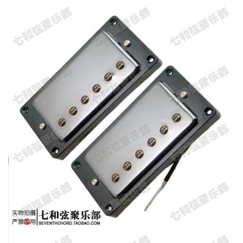 Lp electric guitar pickup EPI electric guitar double coil pickup double pickup silver black frame