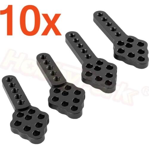 10 Sets Adjustable Aluminum Damper Shock Absorber Mount Multiple Angle For 1:10 Axial SCX10 Rock Crawler RC Car Parts