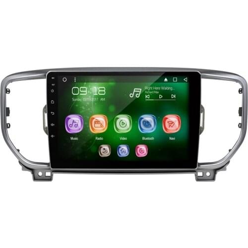 Allways 9" IPS Screen Android 9.0 Octa-core Ram 2GB Rom 32GB Car Multimedia for Kia KX5 / Sportage 2015-2017 with 2.5D Touch