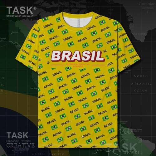 Brazil Brazilian BRA brasil Quick Dry t shirt mens brands t shirt for men tops shirts new t-shirt casual gym summer clothes