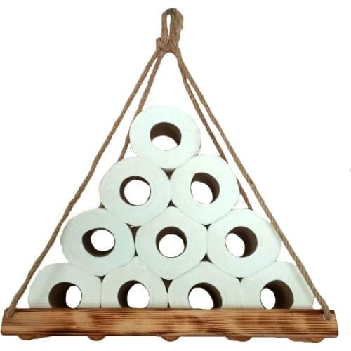 Toilet Roll Holder Wooden Bathroom Wc Sheet, Bathroom shelf, Storage rack, Napkin Holder 2021 High Quality Top Products