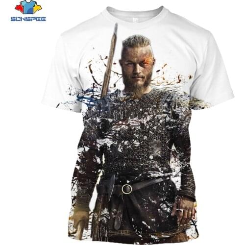 SONSPEE Tv Series Odin Vikings TShirt Homme Women Summer Fashion Streetswear Short Sleeve Funny Game Sport 3D Print Men T Shirt