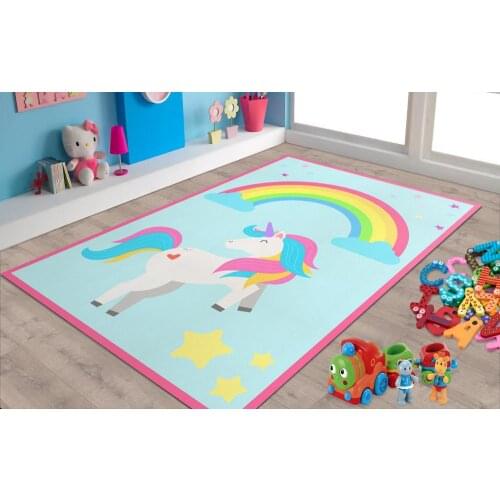 Unicorn Patterned Carpet ,Non Slip Floor Carpet,Teens Carpet,Kids Carpet,Turkish Rug