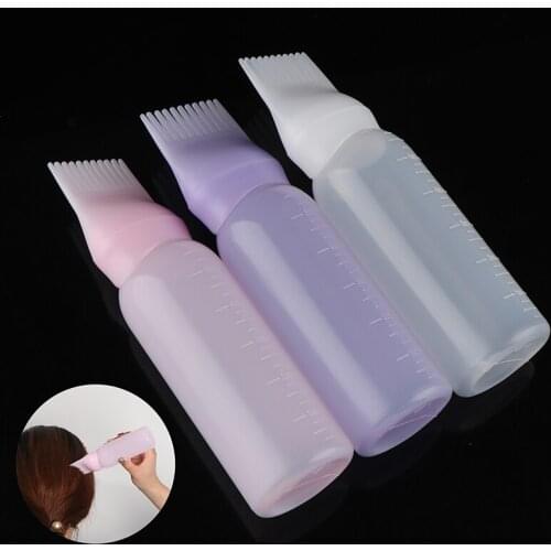 Hair Dye Applicator Brush Bottles Dyeing Shampoo Bottle Oil Comb Hair Dye Bottle Applicator Tools Hair Coloring Styling Tool