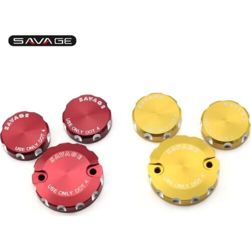 Front Brake Clutch & Rear Brake Fluid Reservoir Cover Cap For DUCATI 1299 1199 1198 1098 959 899 848 EVO Motorcycle Acessories