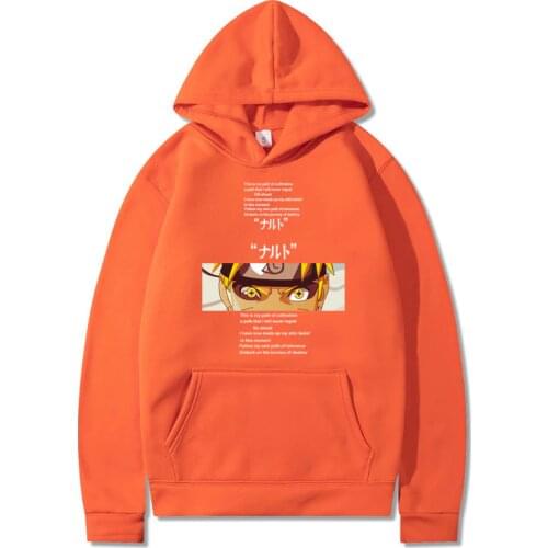 Hoodies Men Naruto Manga Personality Print Warm Clothing Cartoons Fleece Streetwear Fashion Swearshirt Oversize Hoody Tracksuit