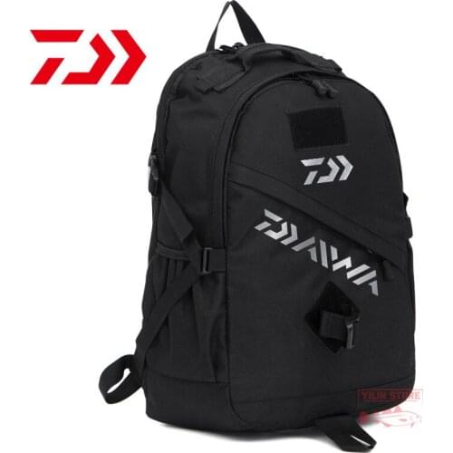 Daiwa Men Fishing Backpack Camouflage Leisure Outdoor Waterproof Breathable Large Capacity Travelling Backpack Fishing Backpack