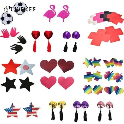 1 Pair Sexy Reusable Self Adhesive Silicone Breast Nipple Cover Bra Pad Invisible Breast Petals For Party Dress