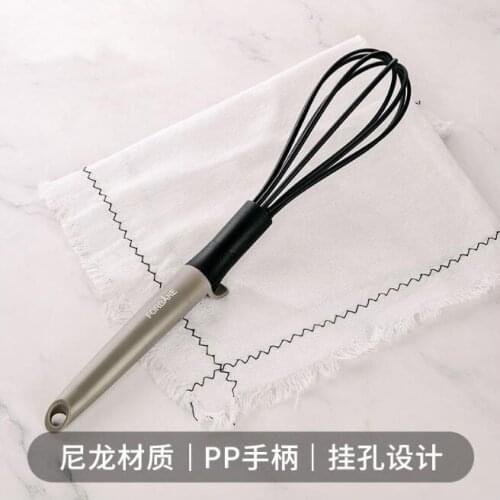 Nylon Whisk Household Manual Hand-held Whisk Tool Egg Whisk Mixer Whistling Stick Baking