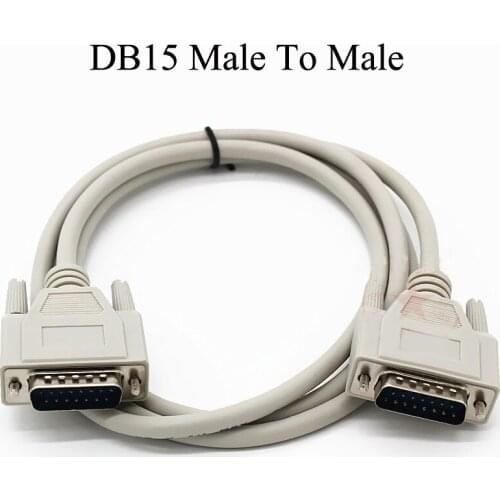 NEW PVC Shielded Two rows DB15 To DB15 15Pin Male to 15 Pin Male Female Extension Cable