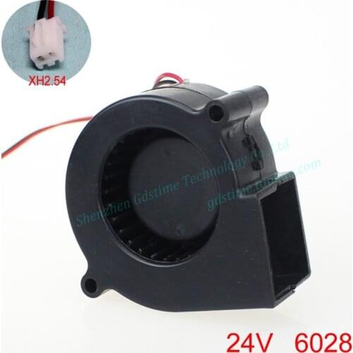 New original DC 12V 24V 6cm 6028 DIY Turbo Cooling Fan Blower