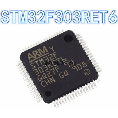 1PCS 100% new original authentic STM32F303RET6 QFP-64 32F303RET6 QFP64 32-bit microcontroller chip
