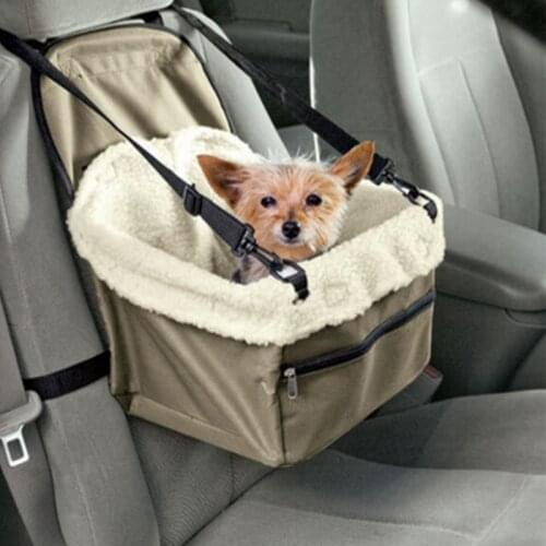 Pet Dog Carrier Car Seat Cover Folding Hammock Winter Warm Dog Carrier Basket Safe Waterproof Puppy Bag Pet Transportion Product