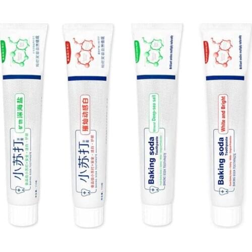 Food Grade Baking Soda Toothpaste Bright Dynamic White Natural Deep Sea Salt Fresh Breath Whitening Toothpaste Health Teeth Care