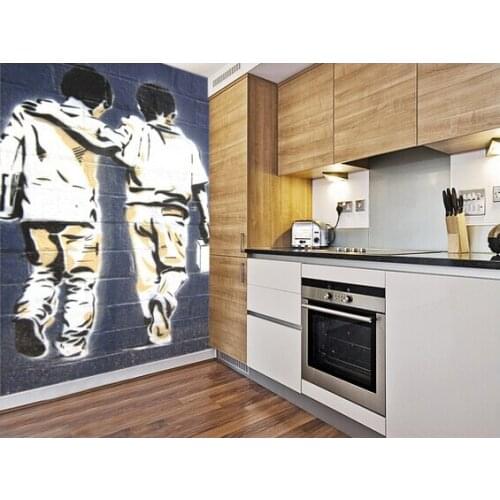 Custom retro art wallpaper, Friends mural for living room bedroom TV backdrop waterproof papel de parede