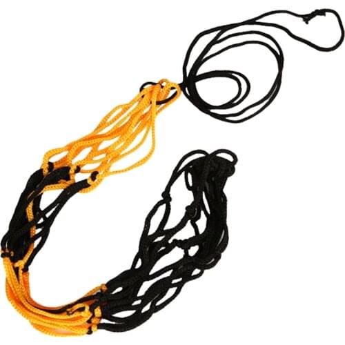 Portable Nylon Outdoor Sports Basketball Carrying Mesh Bags Football Volleyball Soccer Storage Net Pouch