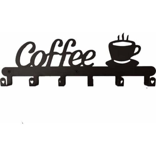 Practical Coffee Mug Holder Wall Mounted,Coffee Bar Decor Sign,Coffee Cup Rack Holds,Coffee Sign Mug Hanger,Coffee Mug Rack