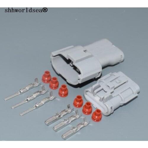 Shhworldsea 3pin 2.0mm male waterproof plug MG640329 MG610327 Engine Harness automotive connector