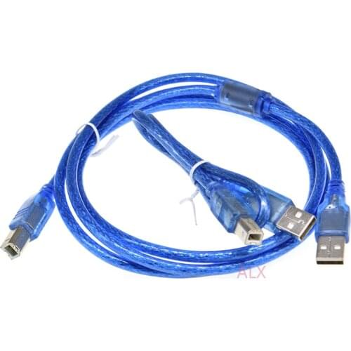 0.3m 0.5m 1m 1.5m usb b printer cable usb 2.0 type a male to type b male usb Charging cable for Scanner Printer uno r3 mega2560