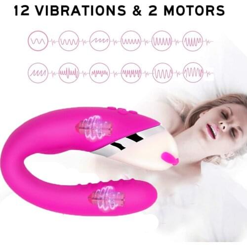 APHRODISIA 12 Speeds Waterproof Sex Toys for Couple, Silicone G Spot Vibe Vibrator, USB Rechargeable Sex Products Adult Sex Toys
