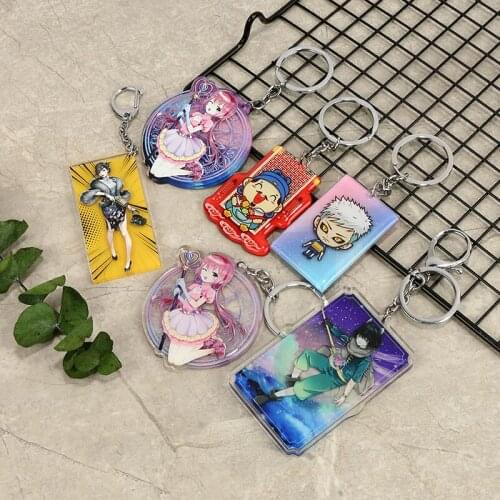 Vograce new products custom acrylic charms anime with front side acrylic board printing