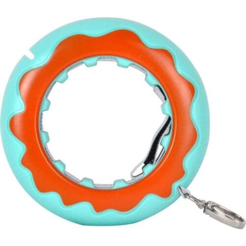 Retractable Donut Dog Leash For Large Medium Dog Metal Buckle Pet Traction Nylon Braided Rope Distribute Tension Accessories