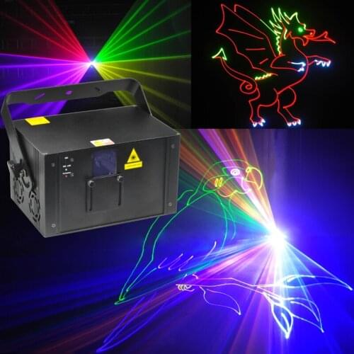 High Quality 25KPPS Anti Dust Case 2W RGB ILDA Full Color Laser Light Stage DJ Lighting For Wedding Party Club Laser Show