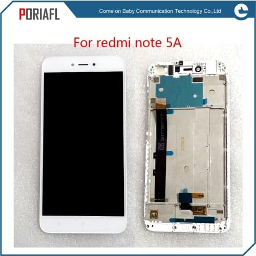 Nice quality for Redmi NOTE 5A LCD Display Touch Screen Panel Digitizer Assembly with frame For Xiaomi Redmi Note5a