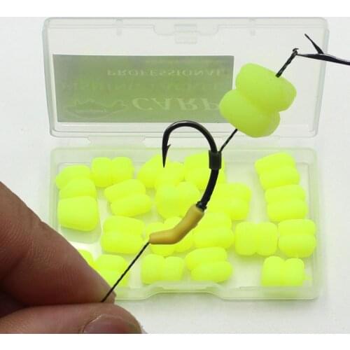 1BOX Boilies Carp Bait Pop Up Corn Bait for Carp Fishing Pop-Up Slow Sinking Fake Food Plastic Lure Fishing Tackle