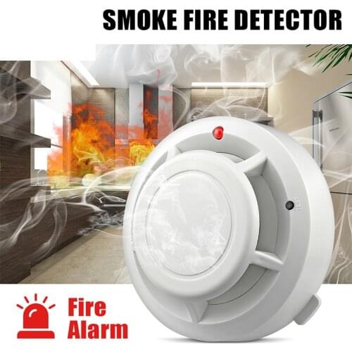 1PC Smoke Detector Smokehouse Combination Fire Alarm Home Security System Firefighters Combination Smoke Alarm Fire Protection