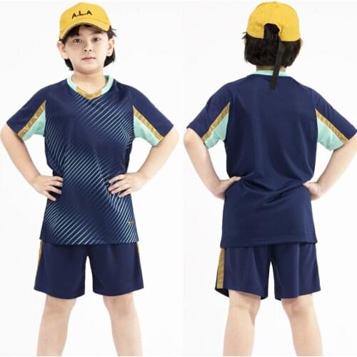 2021 DIY Kids Soccer Jerseys Set Boys Girls Training Uniforms Team Survetement Football Jerseys Sets