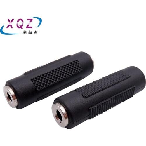 3.5mm Jack Female to 3.5 mm Female Connector F/F Stereo Audio Adapter Headphone Jack Coupler Adaptor Connector 1PC