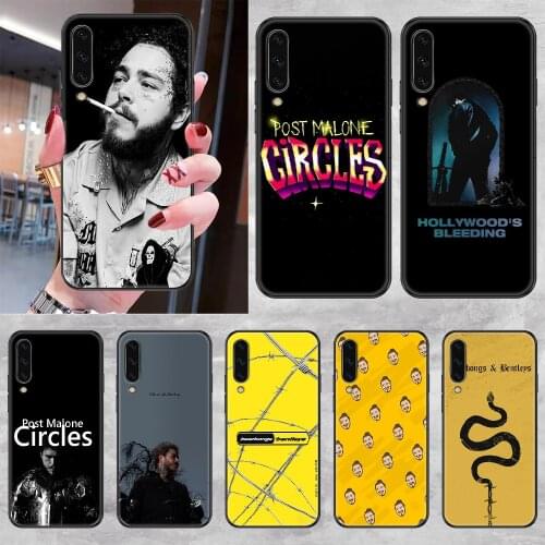 Post Malone Phone case For Samsung Galaxy A 3 5 7 8 10 20 21 30 40 50 51 70 71 E S 2016 2018 4G black luxury prime art coque