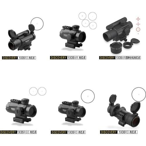 Discovery Red Dot 1X35 4 Kinds of Dots 11 Gears in Red and Green with Rail High Quality for PCP Air Gun