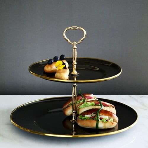 Emsan Troy Enameled Cookie Holder Black / Smoked