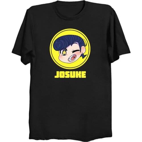 Showtly Adventure T-Shirt Jojo Bizarre Manga Anime Funny Printed Design Men Fashion Cool Novelty Tee Tops Harajuku